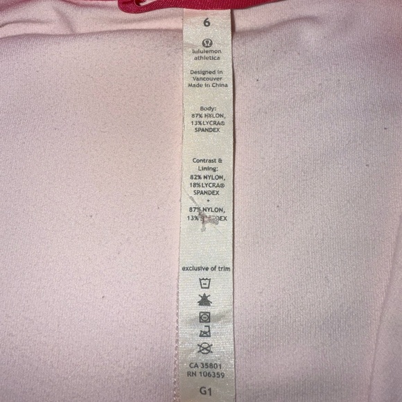 Lululemon RARE Yohari Cinched Waist Jacket Light pink Size 6 - Picture 8 of 11